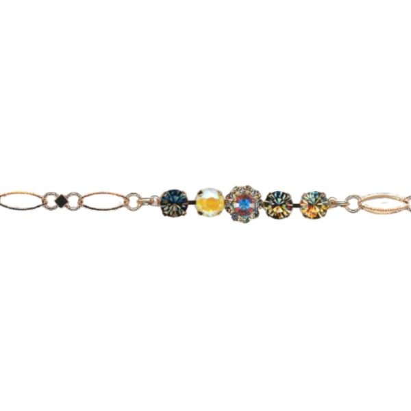 Mariana Bracelet Simply Elegant Sun Kissed Sunshine, Tabac, Blk Dia & Silver Night Austrian Crystals Catopsilia Pomona My Butterfly Coll.