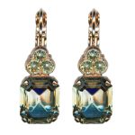 Mariana Earrings Stunning Golden Shadow & Silver Night Austrian Crystals Catopsilia Pomona My Butterfly Coll. - Image 3