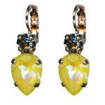 Mariana Earrings Exquisite Black Diamond & Sun Kissed Sunshine Austrian Crystals Catopsilia Pomona My Butterfly Coll.