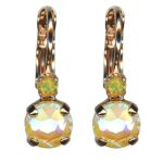 Mariana Earrings Dainty Yellow Synthetic Opal & Sun Kissed Sunshine Austrian Crystals Catopsilia Pomona My Butterfly Coll. - Image 2