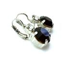 Mariana Earrings Soulful Garnet & Clear Austrian Crystals My Treasures Coll. - Image 3
