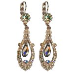 Mariana Earrings Alluring Tabac, Golden Shadow & AB Austrian Crystals Catopsilia Pomona My Butterfly Coll. - Image 3