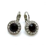 Mariana Earrings Exquisite Garnet & Clear Austrian Crystals My Treasures Coll.