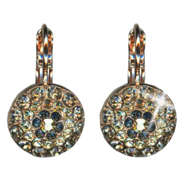 Mariana Earrings Gorgeous Golden Shadow & Black Diamond Austrian Crystals Catopsilia Pomona My Butterfly Coll.