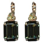 Mariana Earrings Sophisticated Black Diamond & Jonquil Austrian Crystals Catopsilia Pomona My Butterfly Coll. - Image 2