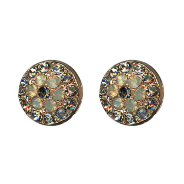 Mariana Earrings Pave Black Diamond & Yellow Opal Austrian Crystals Catopsilia Pomona My Butterfly Coll.