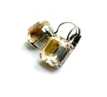 Mariana Earrings Adorable Golden Shadow Austrian Crystals My Treasures Coll. Silver Plated - Image 2