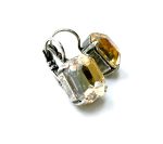 Mariana Earrings Adorable Golden Shadow Austrian Crystals My Treasures Coll. Silver Plated - Image 3