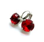 Earrings By Mariana Woman Stunning Ruby Swarovski Crystals-RO - Image 2