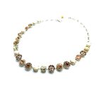 Necklace By Mariana Woman Quartz and Howlite Minerals and Topaz Swarovski Crystals - Image 3