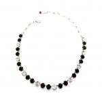 Mariana Necklace Elegant Garnet & Clear Austrian Crystals My Treasures Coll. - Image 2