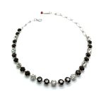 Mariana Necklace Elegant Garnet & Clear Austrian Crystals My Treasures Coll.
