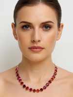 Necklace By Mariana Woman Sassy Hyacinth and Siam Swarovski Crystals - Image 3