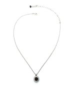 Mariana Necklace Pendant Exquisite Clear & Garnet Austrian Crystals My Treasures Coll. - Image 3