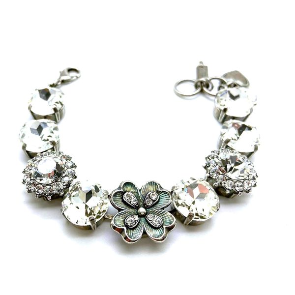 Mariana Bracelet Flower All Clear Austrian Crystals My Treasures Coll.