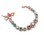 Bracelet By Mariana Woman Charming Greens and Aquamarine Swarovski Crystals - Image 3