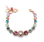 Bracelet By Mariana Woman Charming Greens and Aquamarine Swarovski Crystals - Image 2