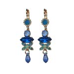 Mariana Earrings Exquisite Blues Austrian Crystals Serenity Joy of Life Coll.