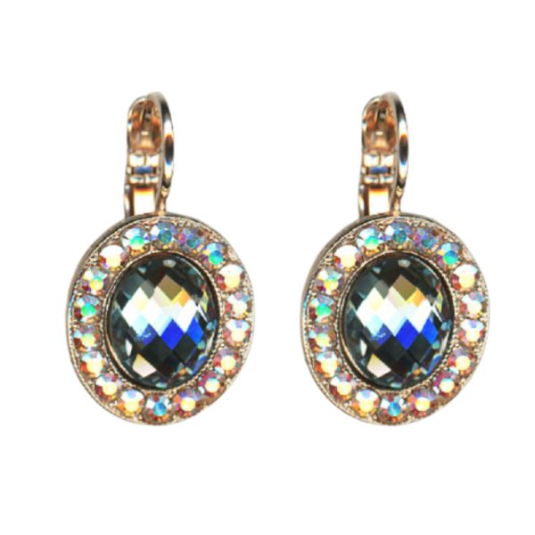 Mariana Earrings Elegant Faceted Black Diamond & AB Austrian Crystals Catopsilia Pomona My Butterfly Coll.