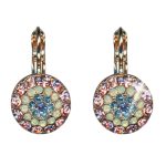 Mariana Earrings Sassy Lt Rose, Chrysolite Opal & Aquamarine Austrian Crystals Travelara My Butterfly Coll. - Image 3