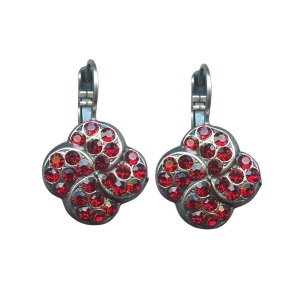 Mariana Earrings Beautiful Siam Austrian Crystals My Treasures Coll.