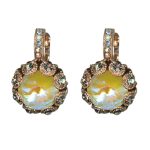 Mariana Earrings Timeless Sun Kissed Sunshine, Tabac & AB Austrian Crystals Catopsilia Pomona My Butterfly Coll. - Image 2