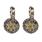 Mariana Earrings Guardian Angel in Black Diamond & Yellow Synthetic Opal Austrian Crystals Catopsilia Pomona My Butterfly Coll. - Image 2