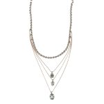 Mariana Necklace Timeless Multi Tier Clear Austrian Crystals My Treasures Coll.
