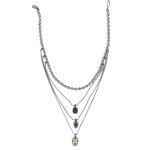 Mariana Necklace Multi Tier Clear, AB & Black Diamond Austrian Crystals 2019  Special Edition