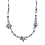 Mariana Necklace Lovely Air Blue Opal, White Opal, Chrysolite & Golden Shadow Austrian Crystals My Treasures Coll. - Image 3