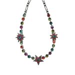 Mariana Necklace Beautiful Multi Color Austrian Crystals Tiger Lily Icons Coll.