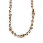 Mariana Necklace Shimmering Champagne & Silk Austrian Crystals Jackie Icons Coll. - Image 3