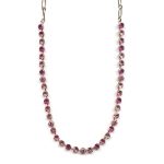 Mariana Necklace Lovely in Rose, Fuchsia & Lt Rose Austrian Crystals Saba Caribbean Life Coll. - Image 2