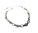 Necklace By Mariana Woman Ring Chain Shimmering Clear Swarovski Crystals - Image 3