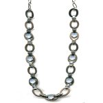 Mariana Necklace Lovely Chain Blue Opal Austrian Crystals My Treasures Coll. - Image 2