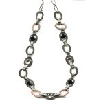 Mariana Necklace Classy Jet Black & Clear Austrian Crystals Checkmate Cocktail Hour Coll. - Image 3
