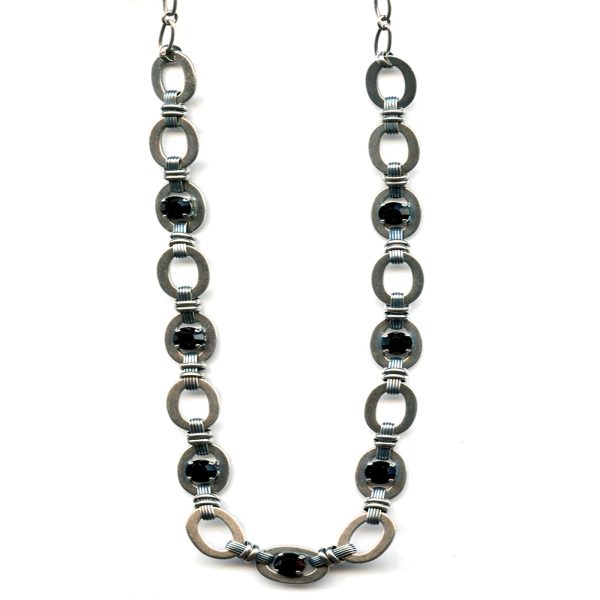 Mariana Necklace Soulful Jet Black Austrian Crystals My Treasures Coll.