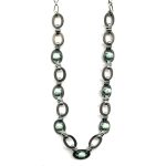 Mariana Necklace Exquisite Chain in Howlite Chinese Turquoise Mineral Austrian Crystals My Treasures Coll. - Image 3