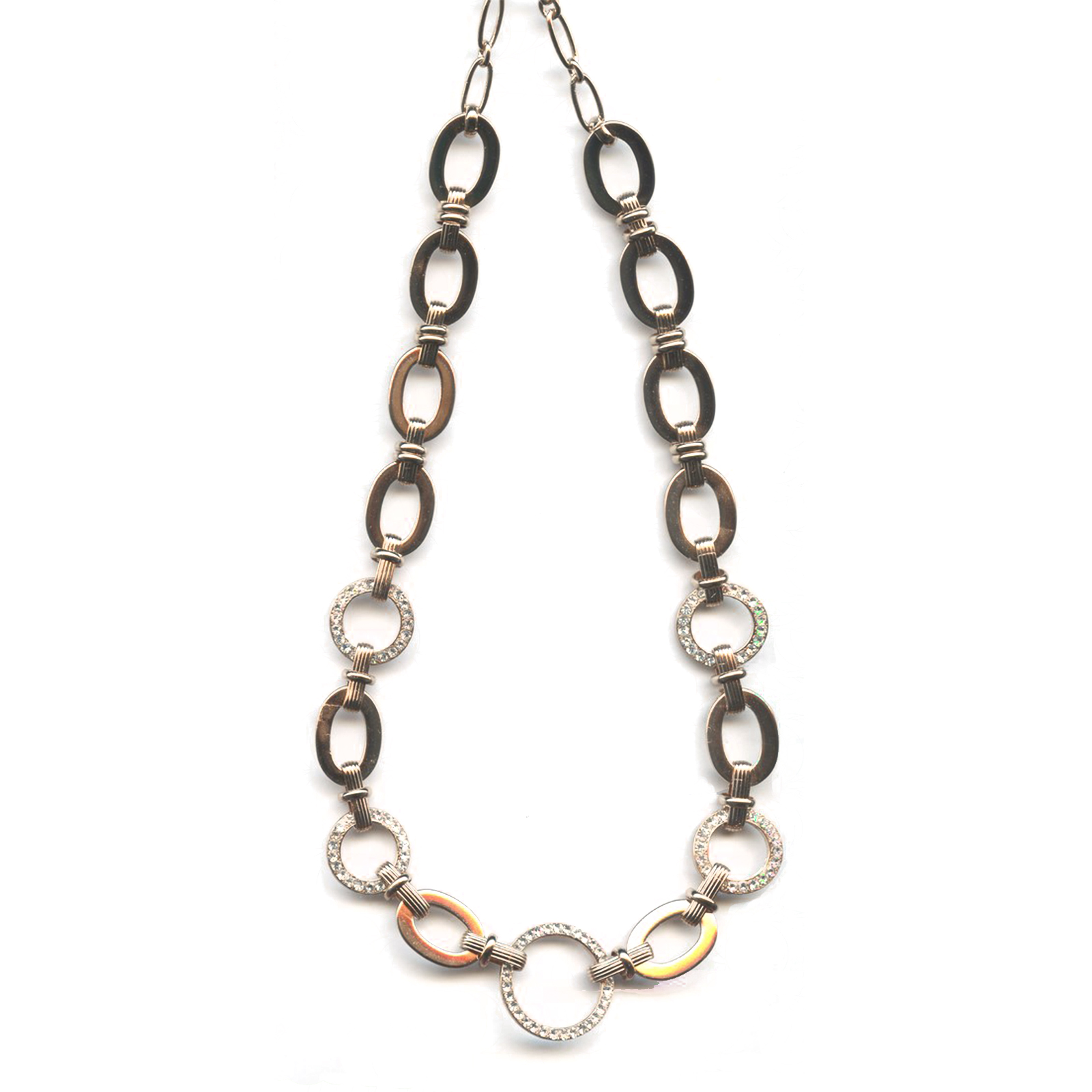 N-30831-001001-RG(4) Mariana Necklace Luxurious Chain in Clear Austrian Crystals My Treasures Coll. - Image 1