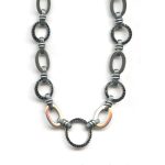 Mariana Necklace Fab Chain in Jet Black Austrian Crystals My Treasures Coll. - Image 3