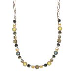 Mariana Necklace Gorgeous in Yellows, Blk Dia, AB & Tabac Austrian Crystals Catopsilia Pomona My Butterfly Coll. - Image 2