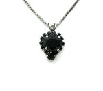 Mariana Necklace Pendant Beautiful Jet Black Austrian Crystals My Treasures Coll. - Image 2