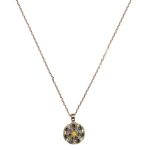 Mariana Necklace Pendant Guardian Angel Black Diamond & Yellows Austrian Crystals Catopsilia Pomona My Butterfly Coll. - Image 3