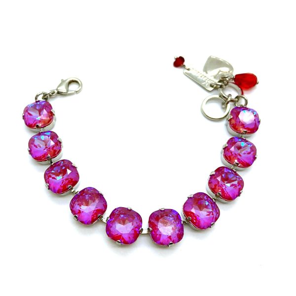 Mariana Bracelet Round Beaded Blush Austrian Crystals Sun-Kissed coll.
