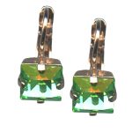 Mariana Earrings Dazzling Peridot Austrian Crystals My Treasures Coll. - Image 3