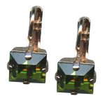 Mariana Earrings Alluring Olivine Austrian Crystals My Treasures Coll. - Image 2