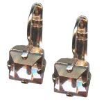 Mariana Earrings Exude Elegance Apricot Austrian Crystals My Treasures Coll. - Image 2