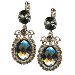 Mariana Earrings Luxurious Black Diamond Austrian Crystals My Treasures Coll. - Image 3