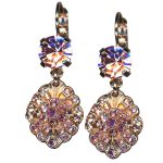 Mariana Earrings Lovely Vintage Rose, Champagne & Rose Austrian Crystals Love Joy Of Life Coll. - Image 2