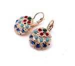 Earrings By Mariana Woman  Charming Jade, Ruby and Turquoise Swarovski Crystals - Image 2